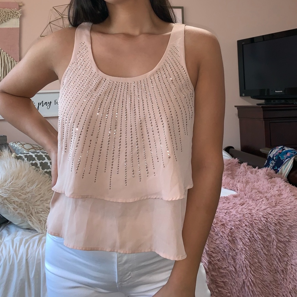 Beige tank top